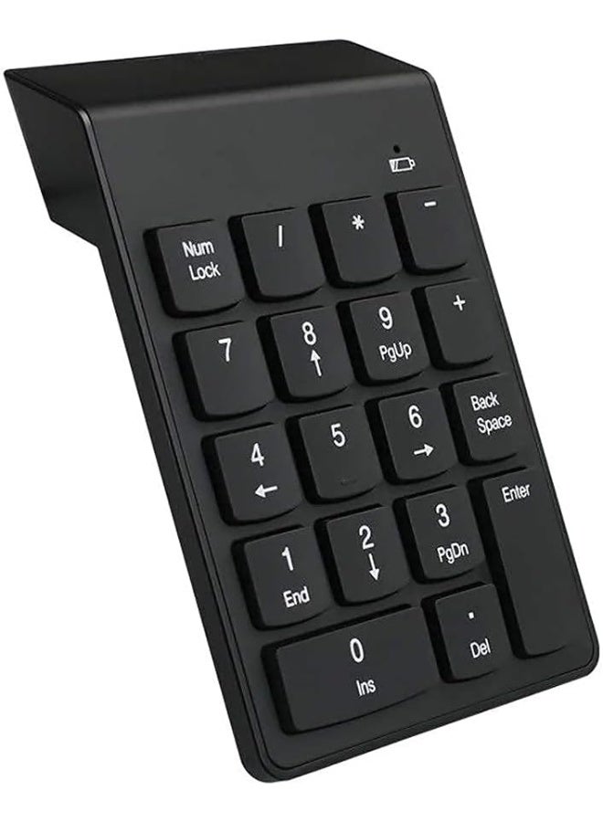 Wireless Numeric Keypad - Portable 18-Key Financial Keyboard Pad - Slim & Cordless Number Pad for Laptop and Desktop Use - Image 1